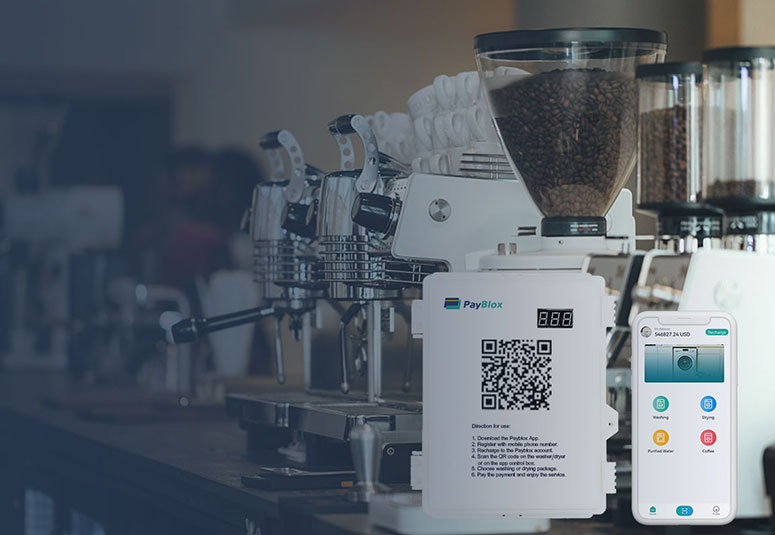 PayBlox的创新无现金咖啡支付解决方案